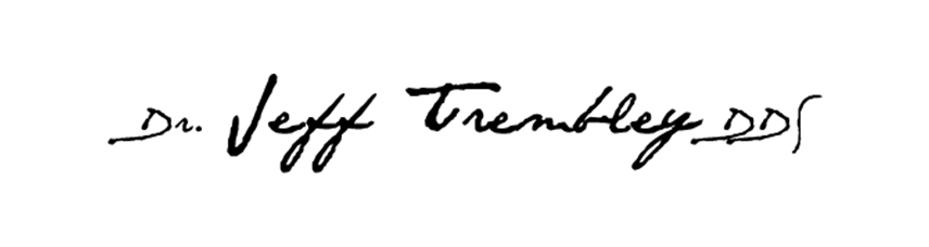 Dr. Jeff Trembley signature